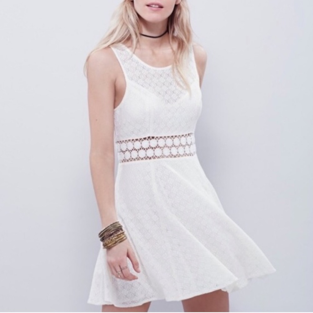 White free people dress